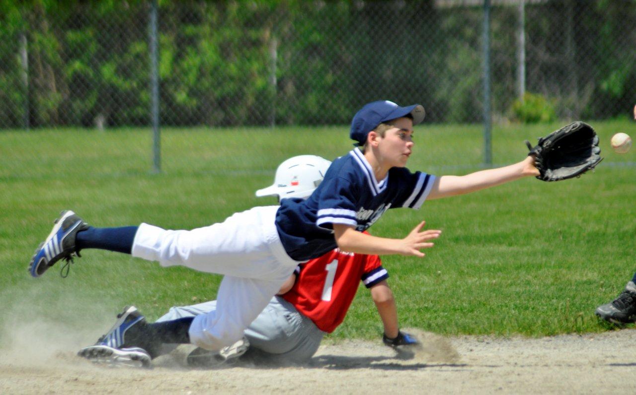 Ethan laying out